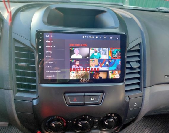 Màn hình Android cho Ford Ranger XLS