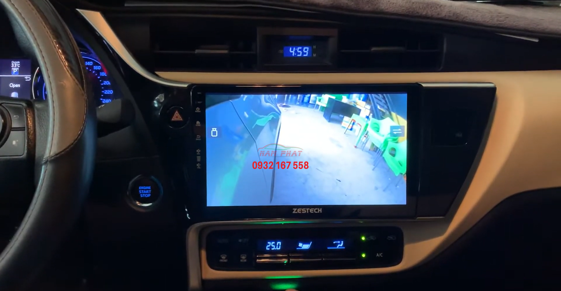Màn hình Android cho Toyota Altis
